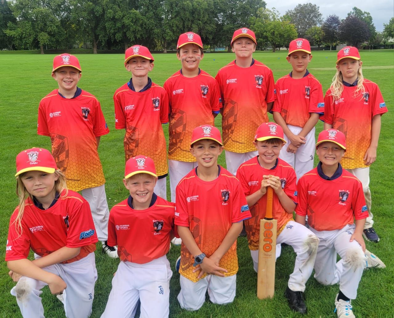 Players in Hawke's Bay Camps kit